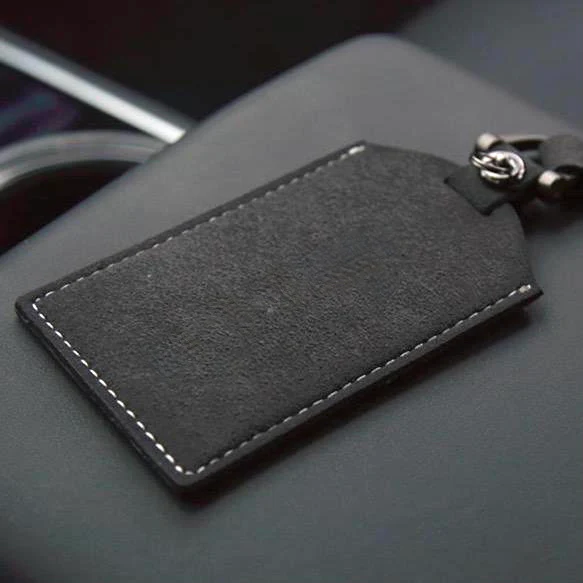 Model 3 & Y Alcantara Key Card Holder / Key Chain - Image 5