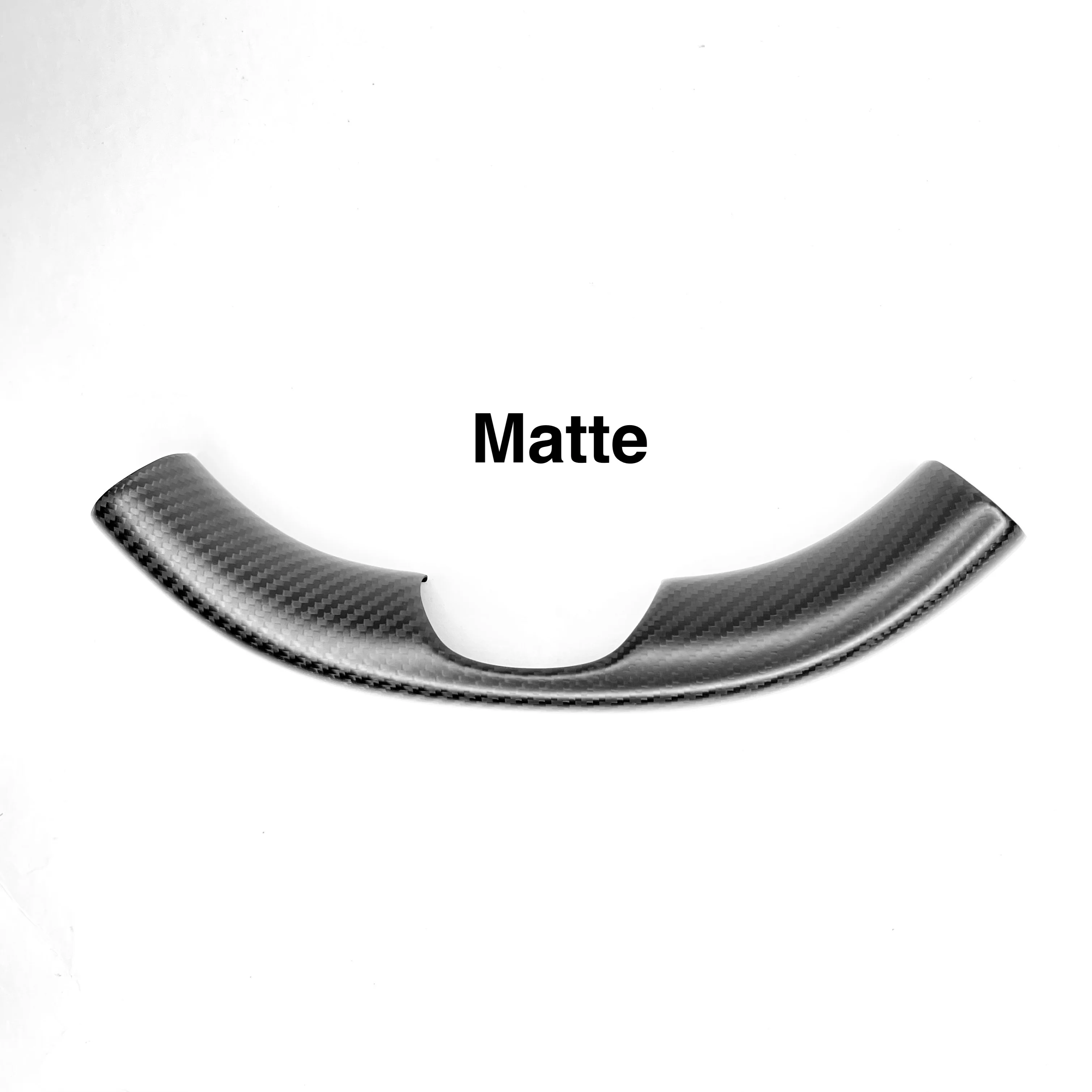 Model 3 & Y Lower Steering Wheel Overlay - Real Molded Carbon Fiber - Image 4