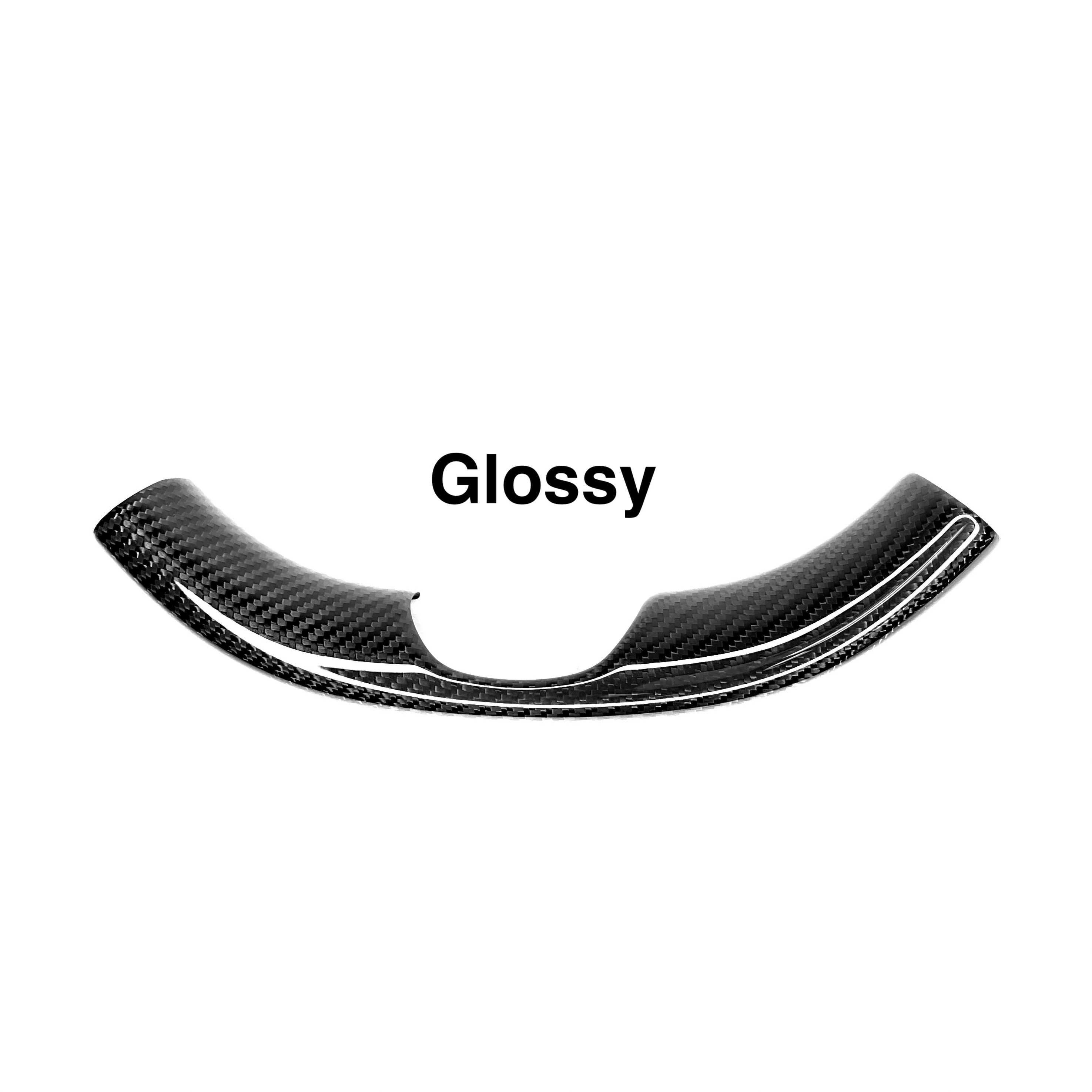 Model 3 & Y Lower Steering Wheel Overlay - Real Molded Carbon Fiber - Image 5