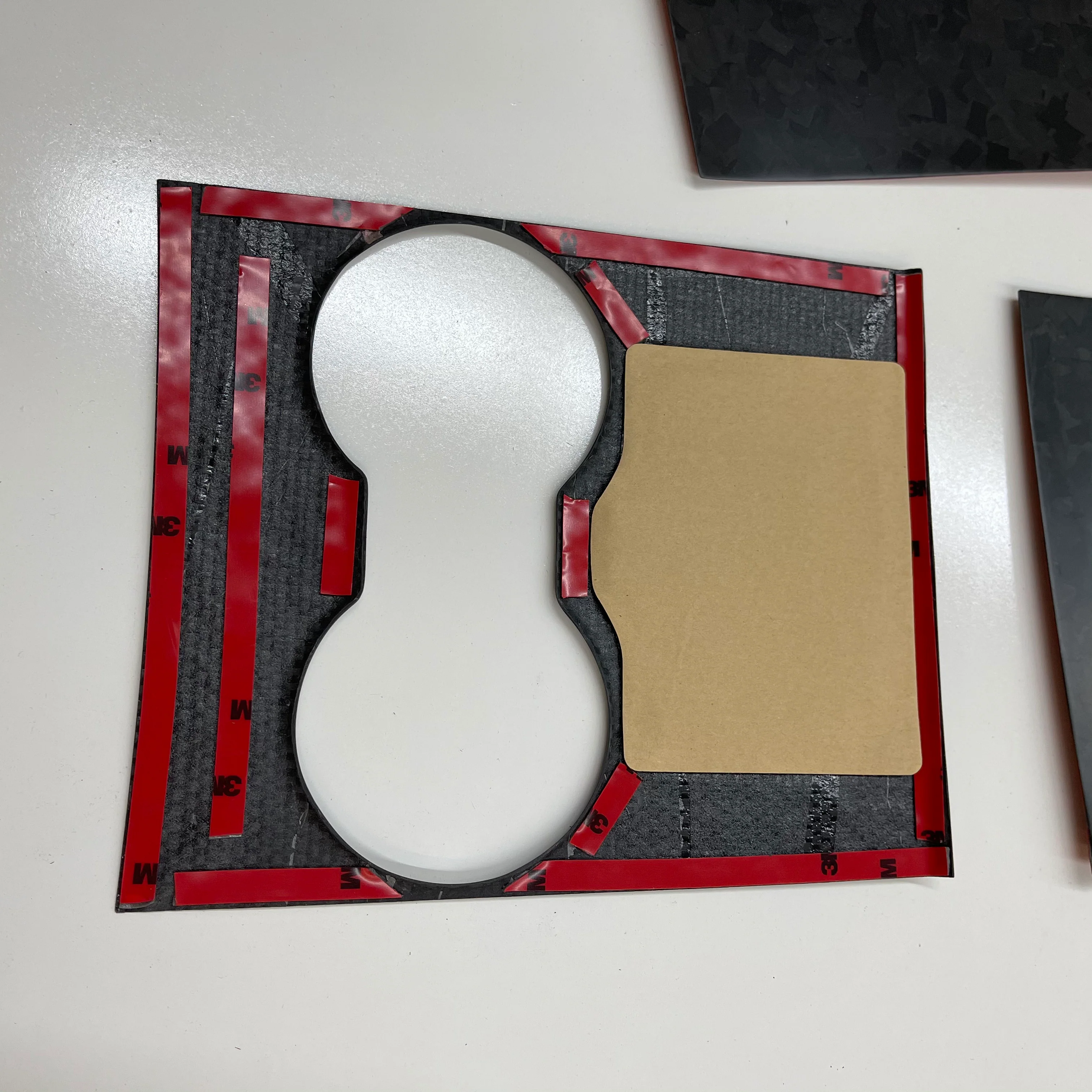 Model 3 & Y Center Console Overlay (Gen. 1) - Real Forged Carbon Fiber - Image 11