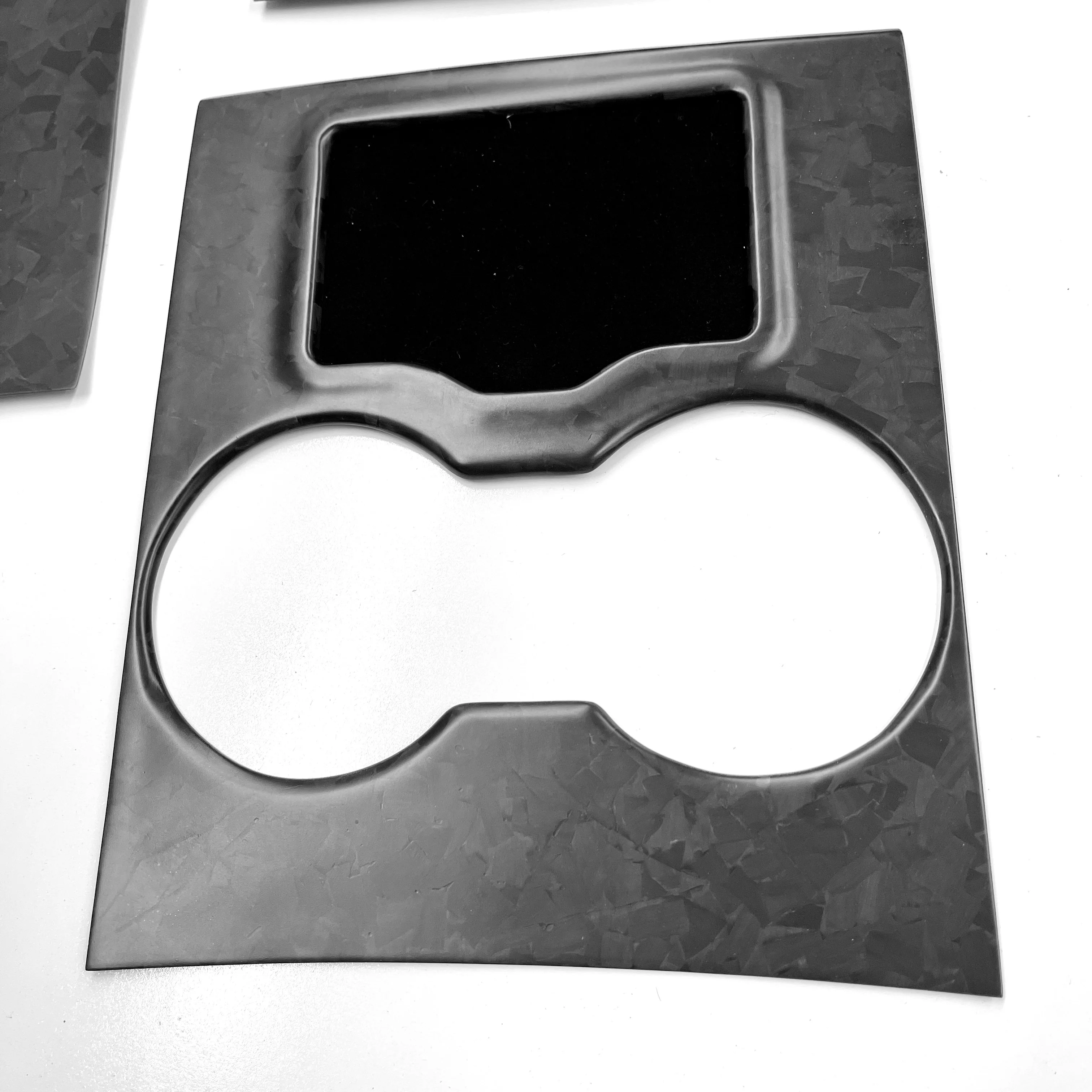 Model 3 & Y Center Console Overlay (Gen. 1) - Real Forged Carbon Fiber - Image 8