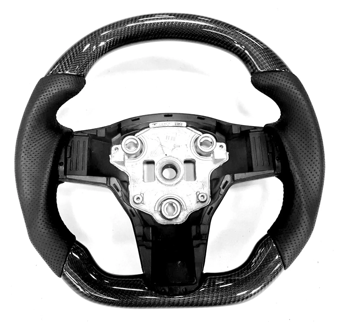 Model 3 & Y - Sport Grip Steering Wheel - Real Molded Carbon Fiber - Image 11