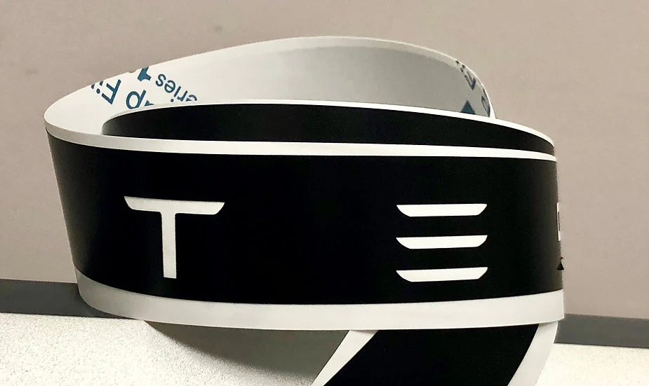 Model S Tailgate Applique Vinyl Wrap - Variety* - Image 5