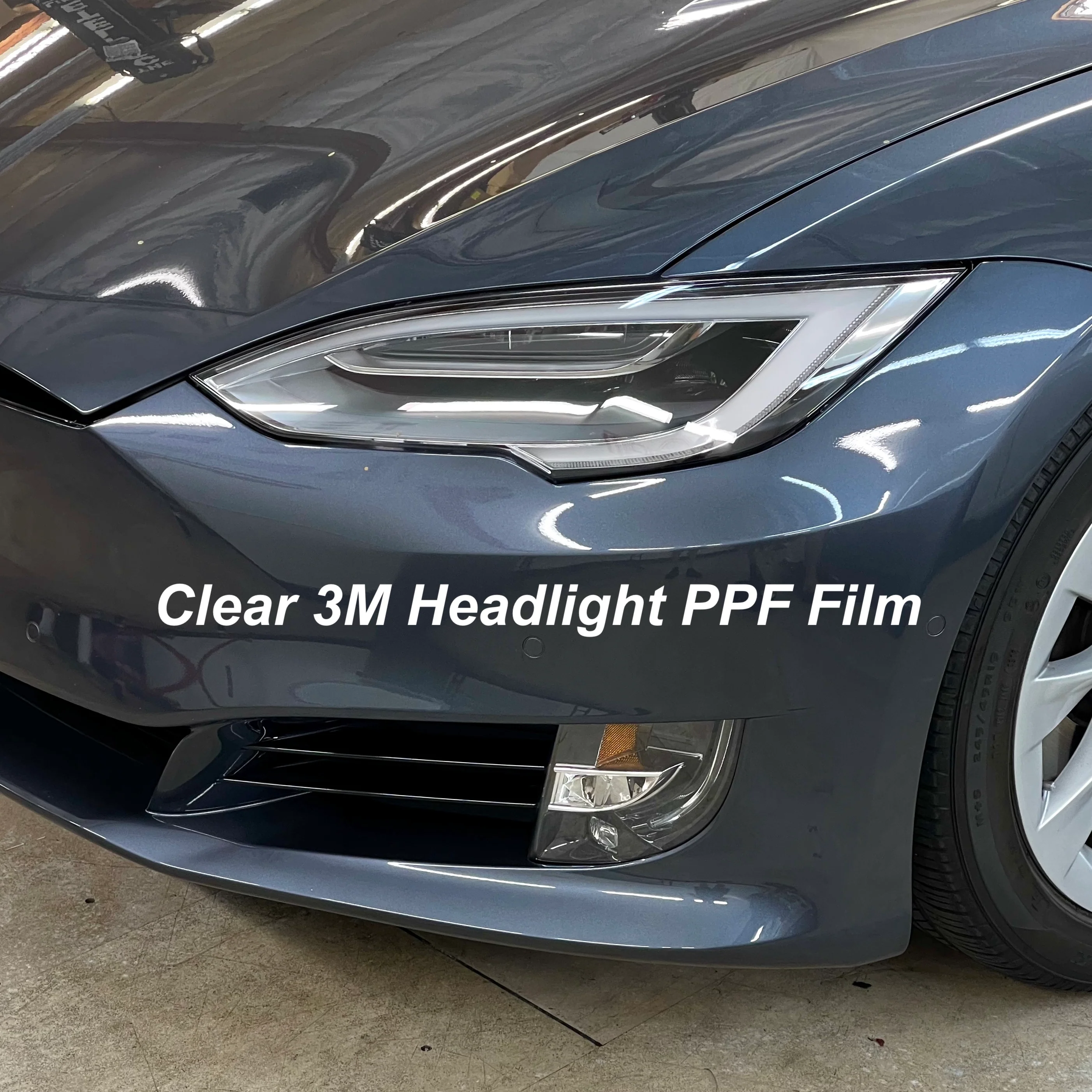 Model S Headlight & Fog Light Protection Film (Set of 4) - Clear or Smoked - Image 3