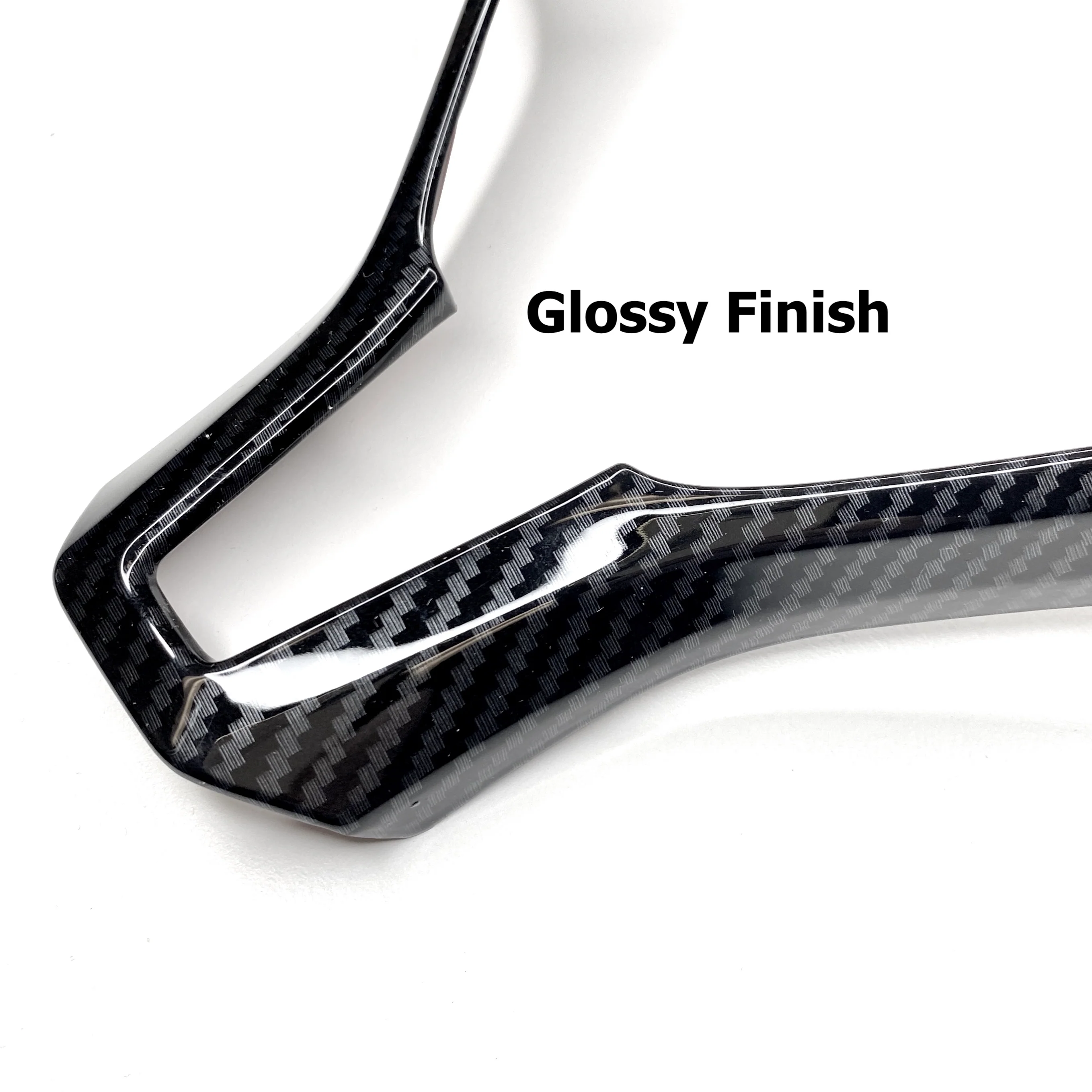 2012-2020 | Model S & X Steering Wheel Bezel Cap - Hydro Carbon Fiber Coated - Image 3