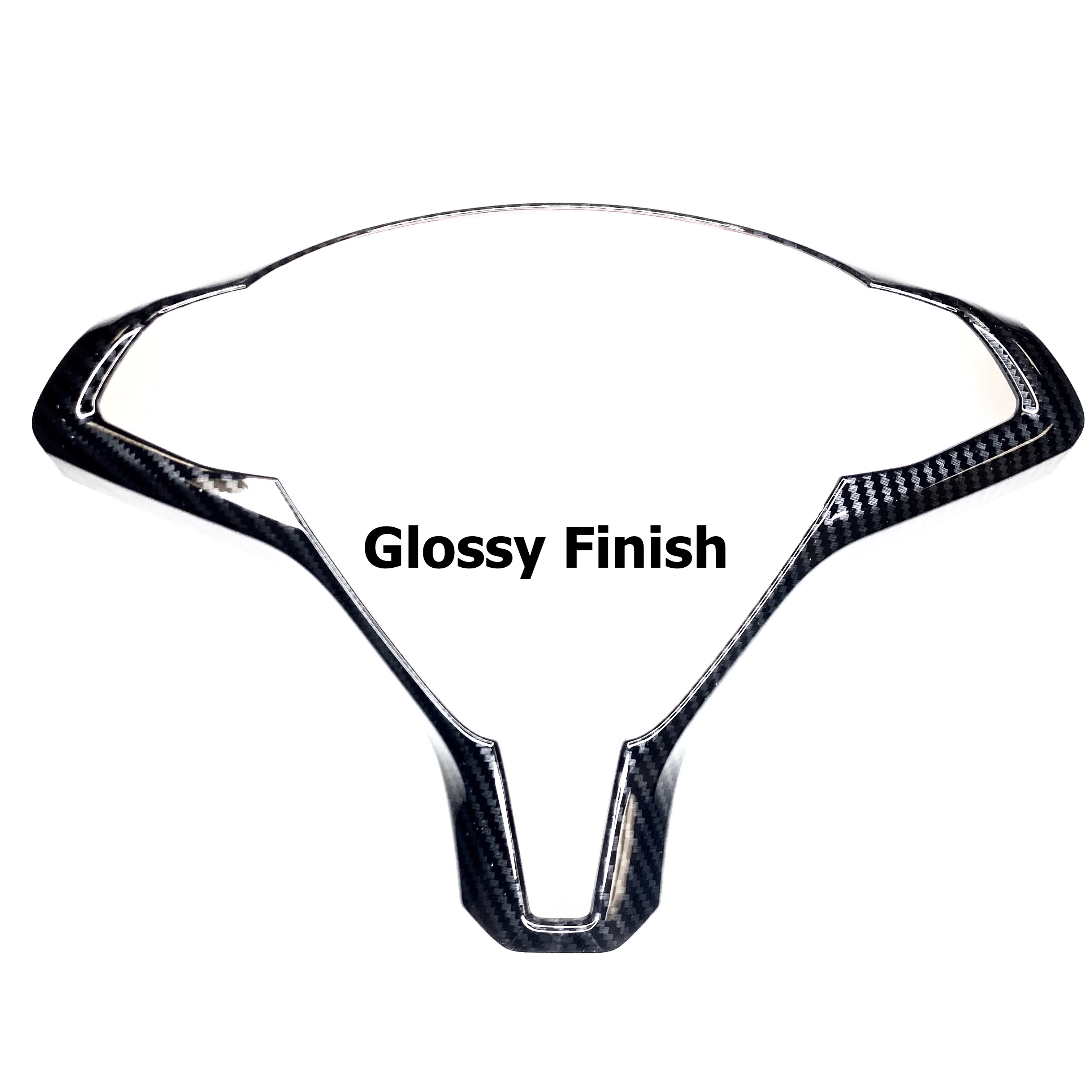 2012-2020 | Model S & X Steering Wheel Bezel Cap - Hydro Carbon Fiber Coated - Image 5