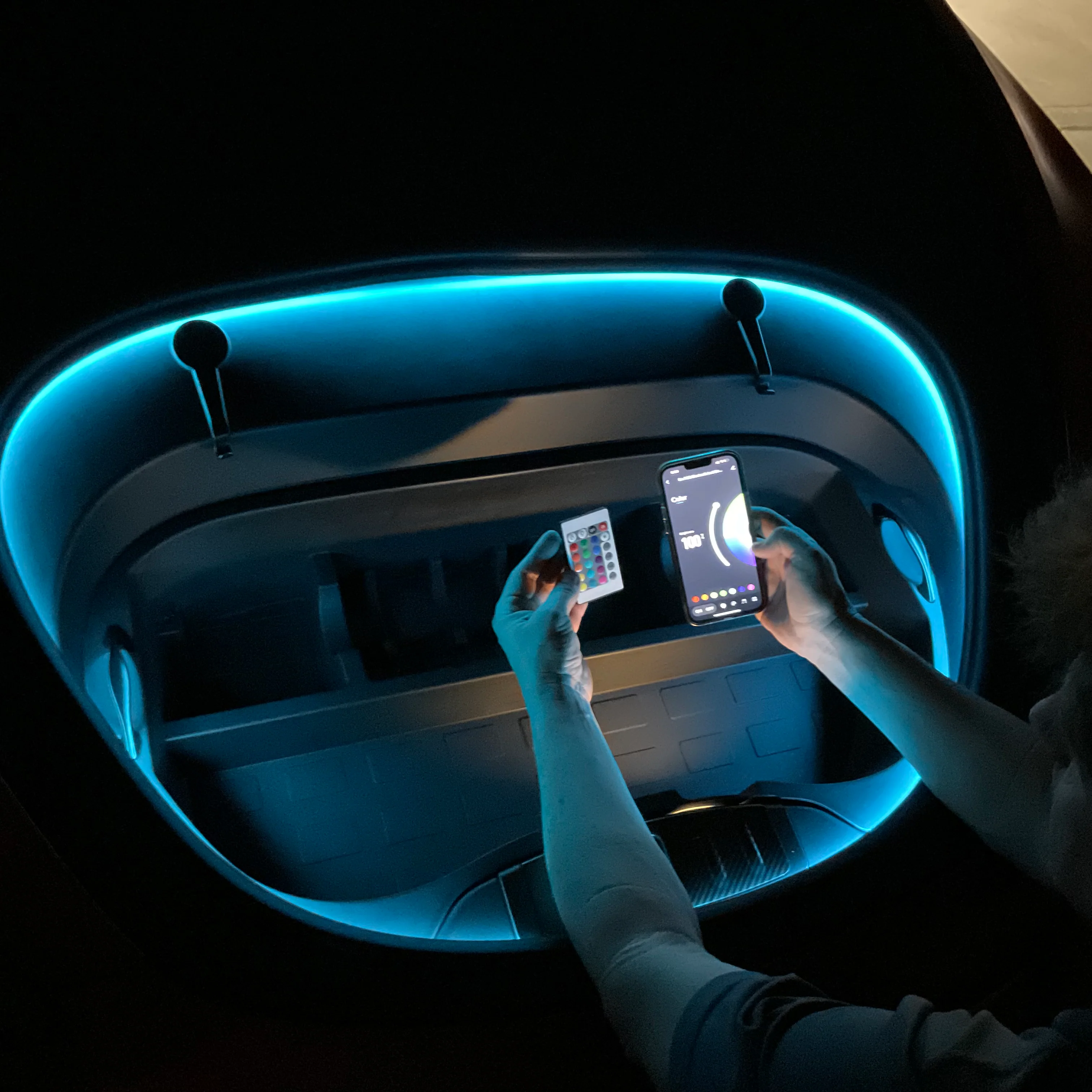 Model S3XY* Frunk LED Bluetooth RGB Lighting Kit - Image 10