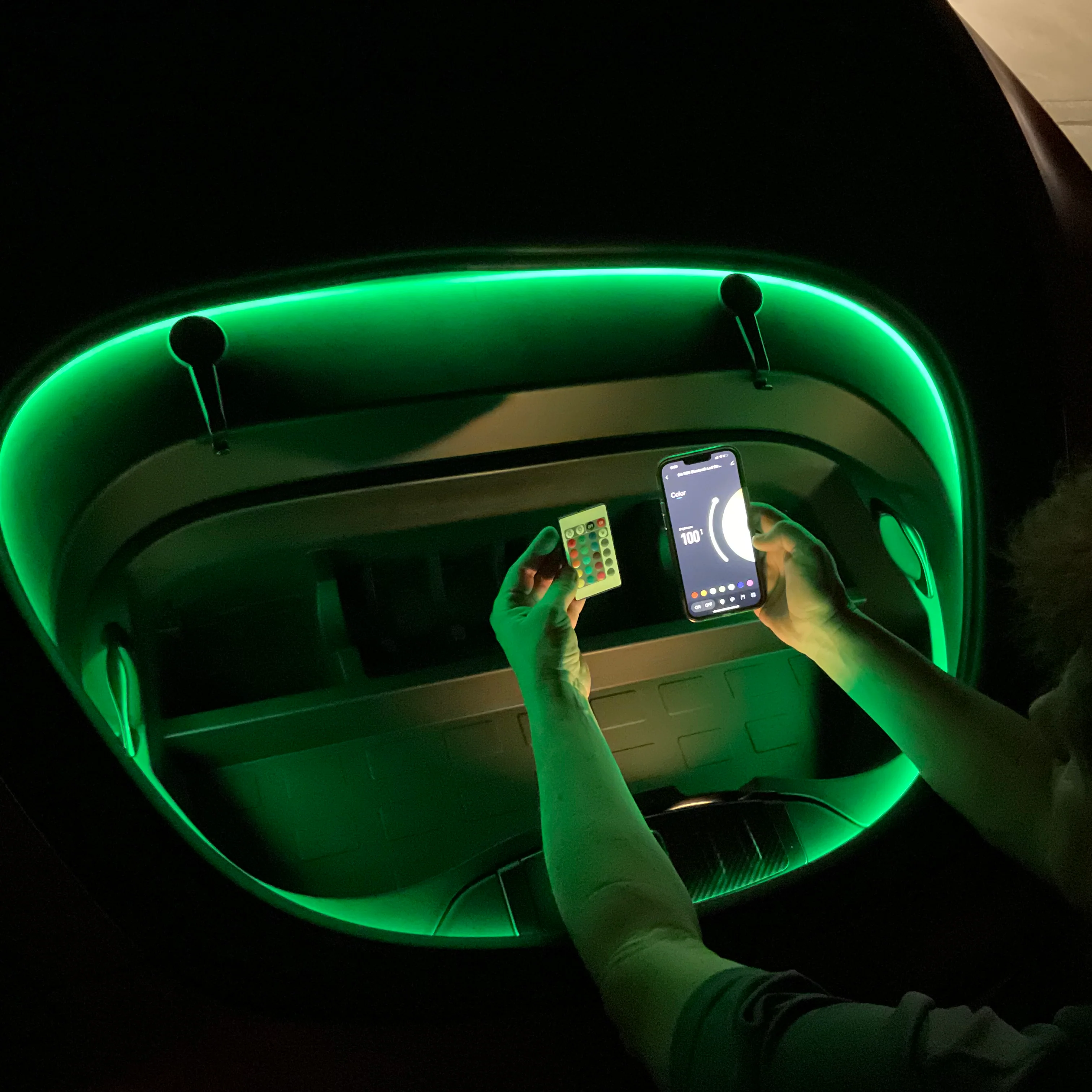 Model S3XY* Frunk LED Bluetooth RGB Lighting Kit - Image 11