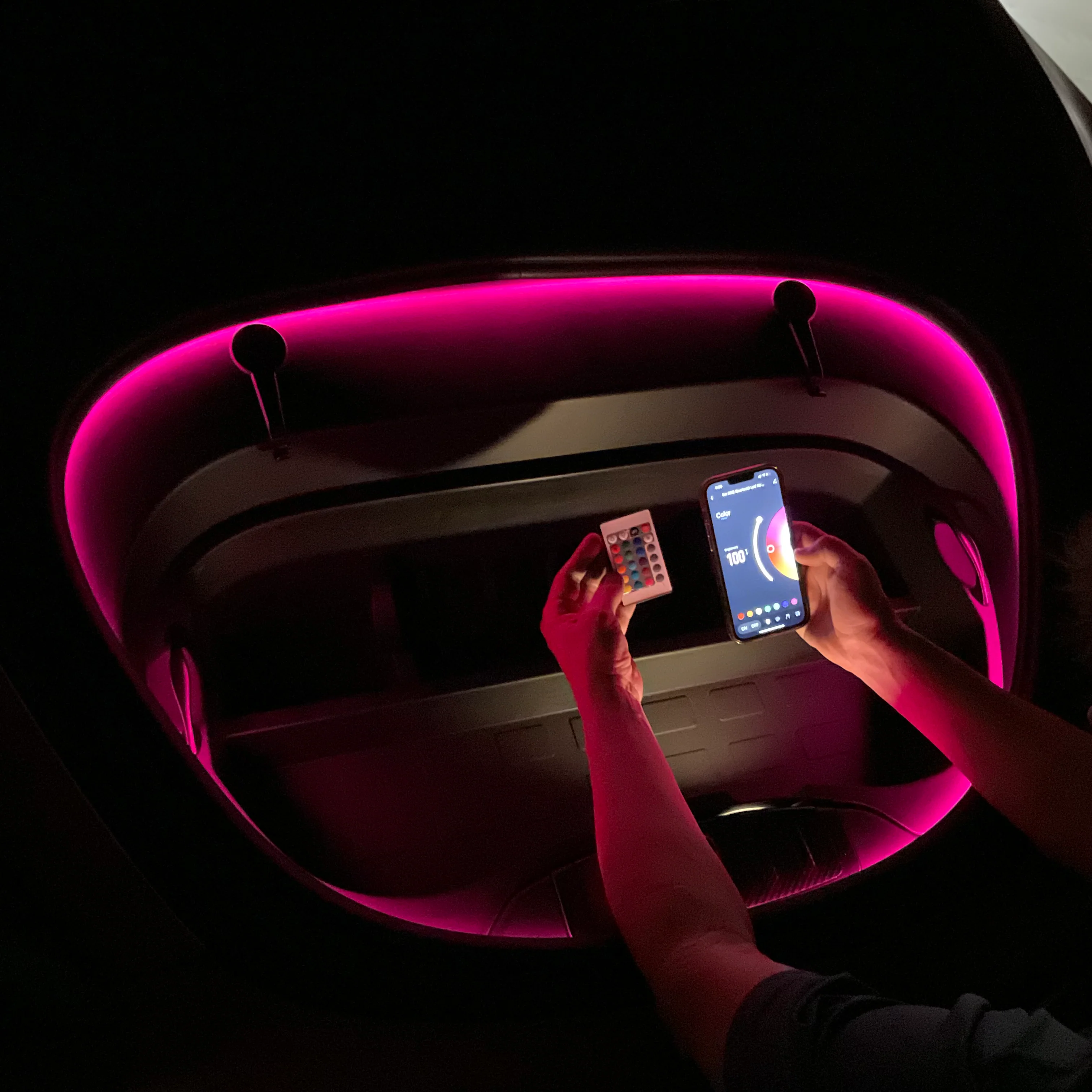 Model S3XY* Frunk LED Bluetooth RGB Lighting Kit - Image 9