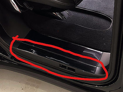 Model X Backseat Outer Door Sill Protector (1 Pair) - PPF Film - Image 4