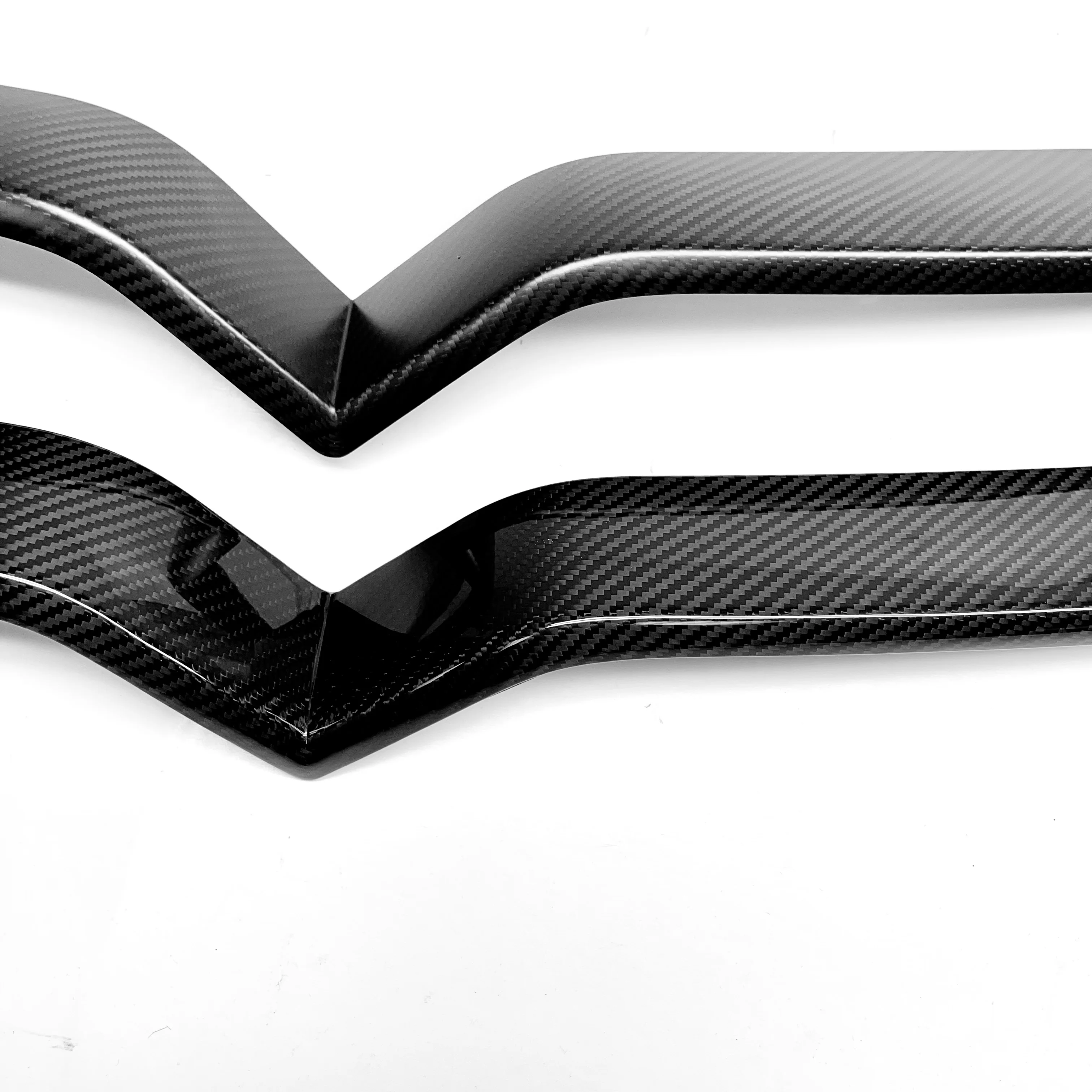 2017+ | Model X Front End Inlay - Real Molded Carbon Fiber - Image 12