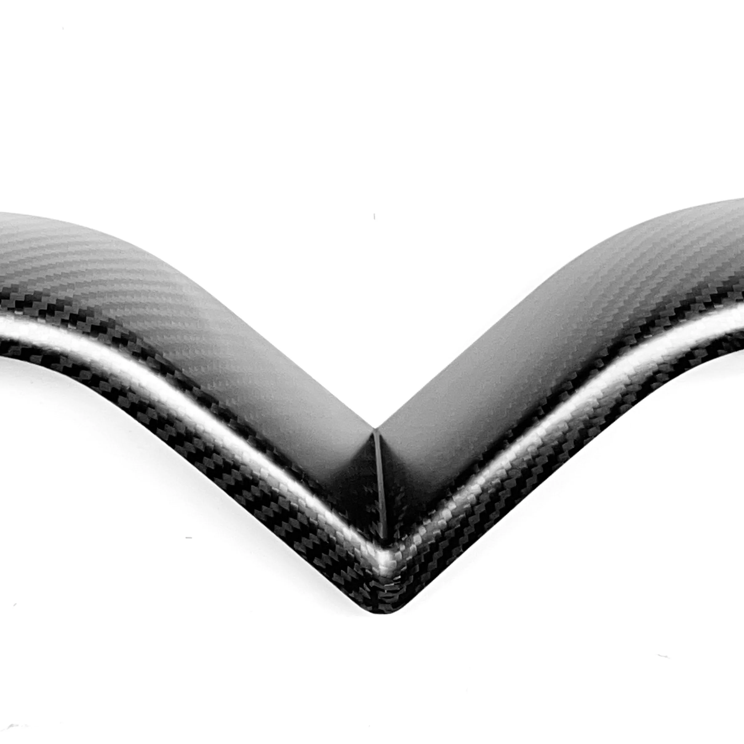 2017+ | Model X Front End Inlay - Real Molded Carbon Fiber - Image 14
