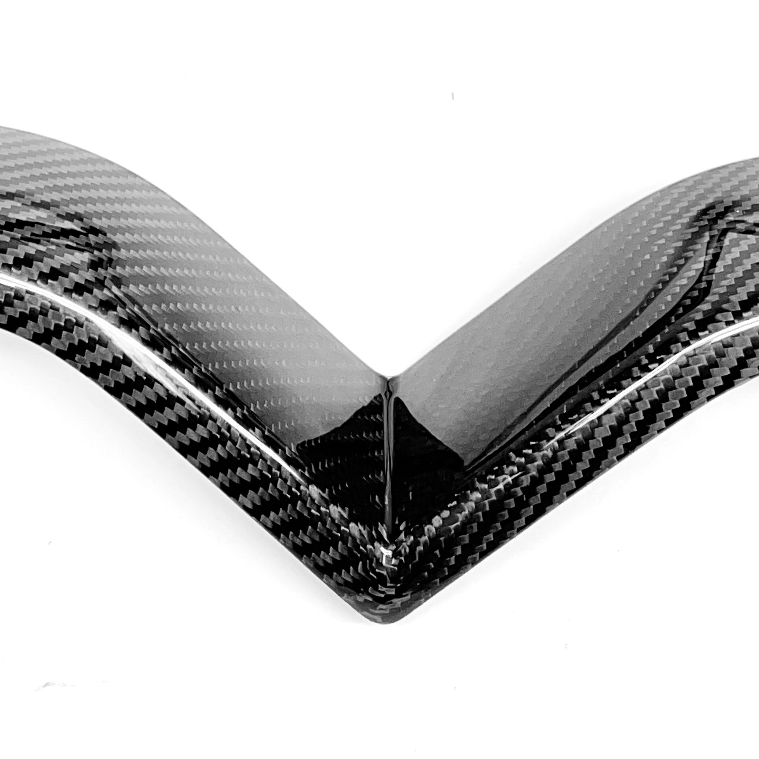 2017+ | Model X Front End Inlay - Real Molded Carbon Fiber - Image 15