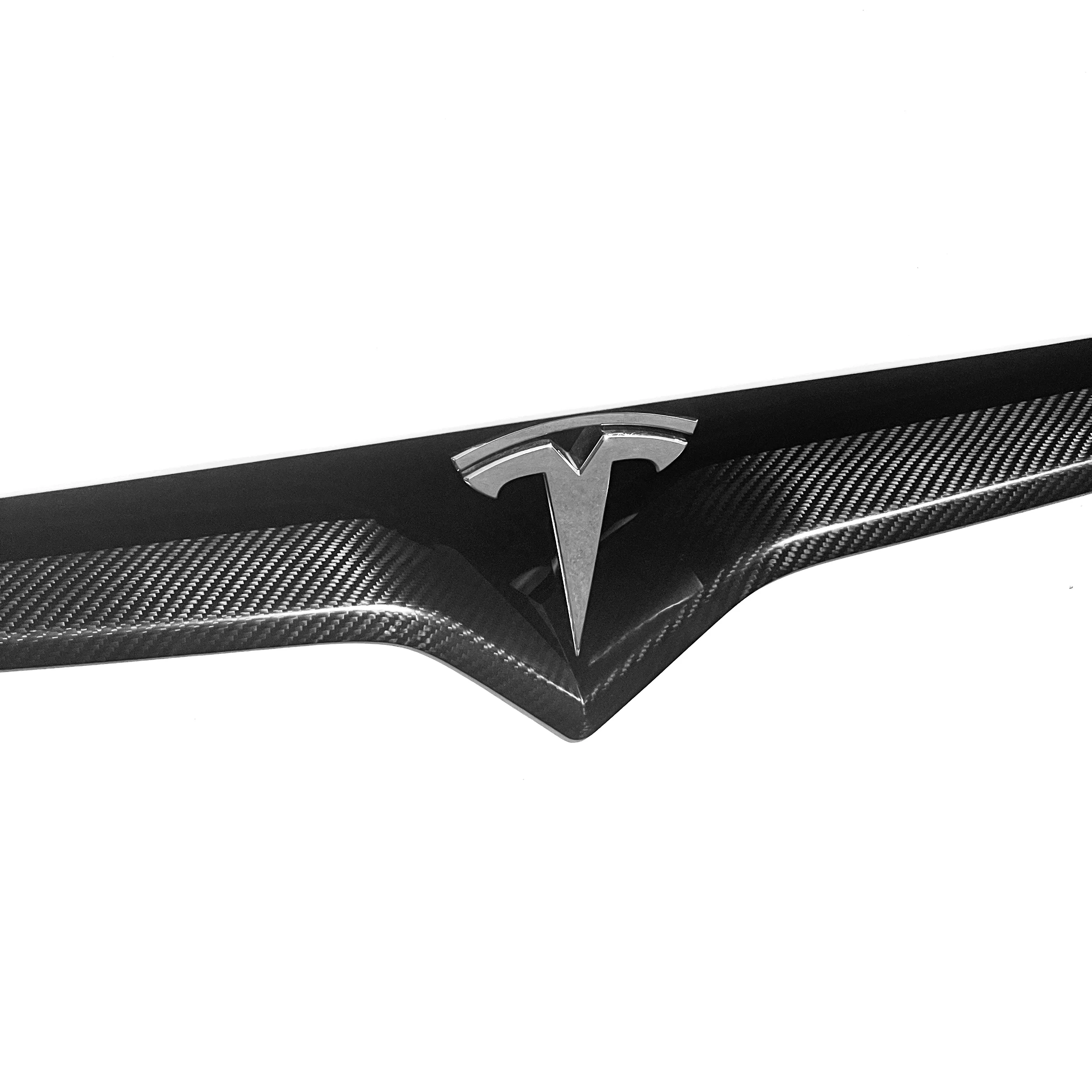 2017+ | Model X Front End Inlay - Real Molded Carbon Fiber - Image 3