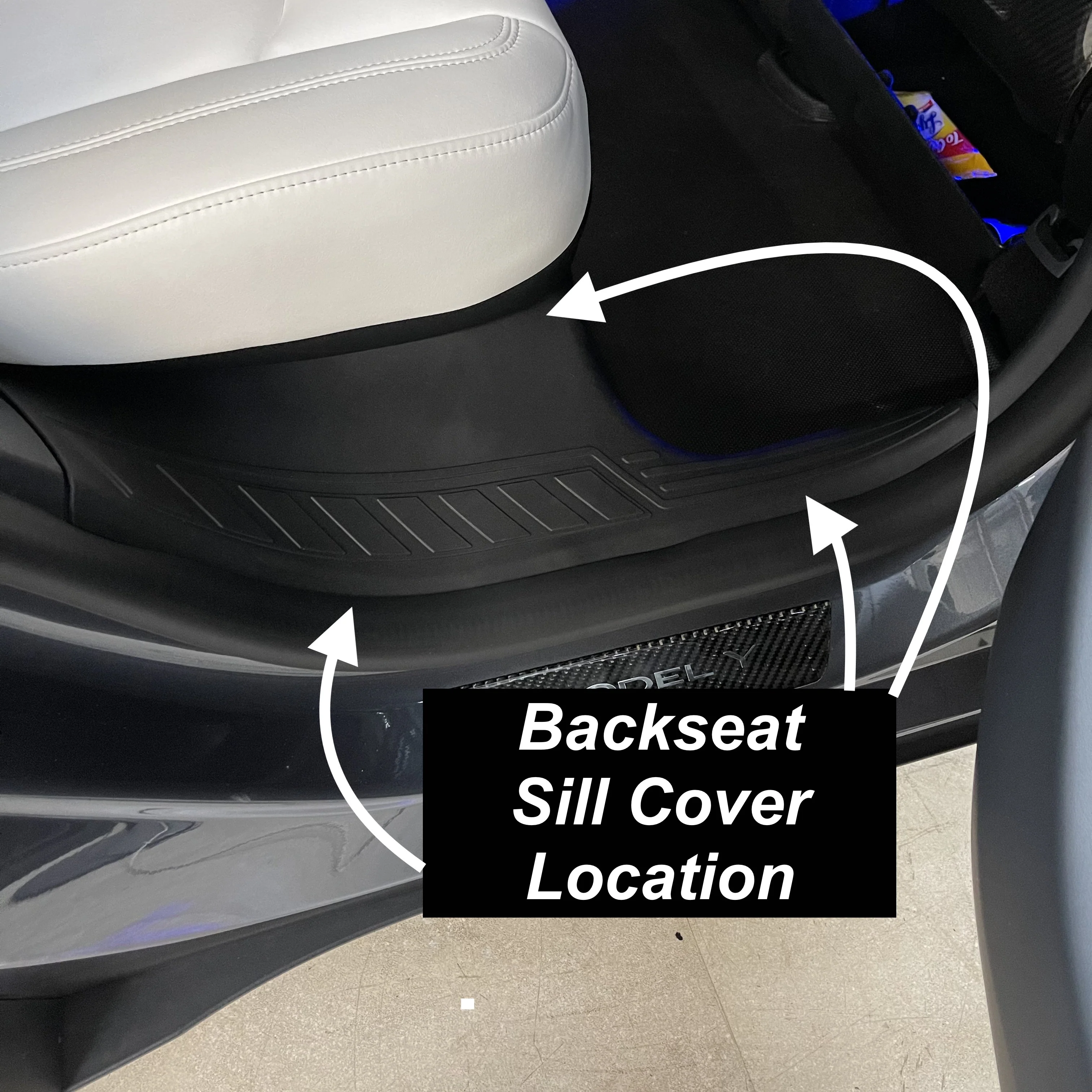 2020-2025 | Model Y Door Sill Covers (4 Pieces) - TPE Rubber - Image 6