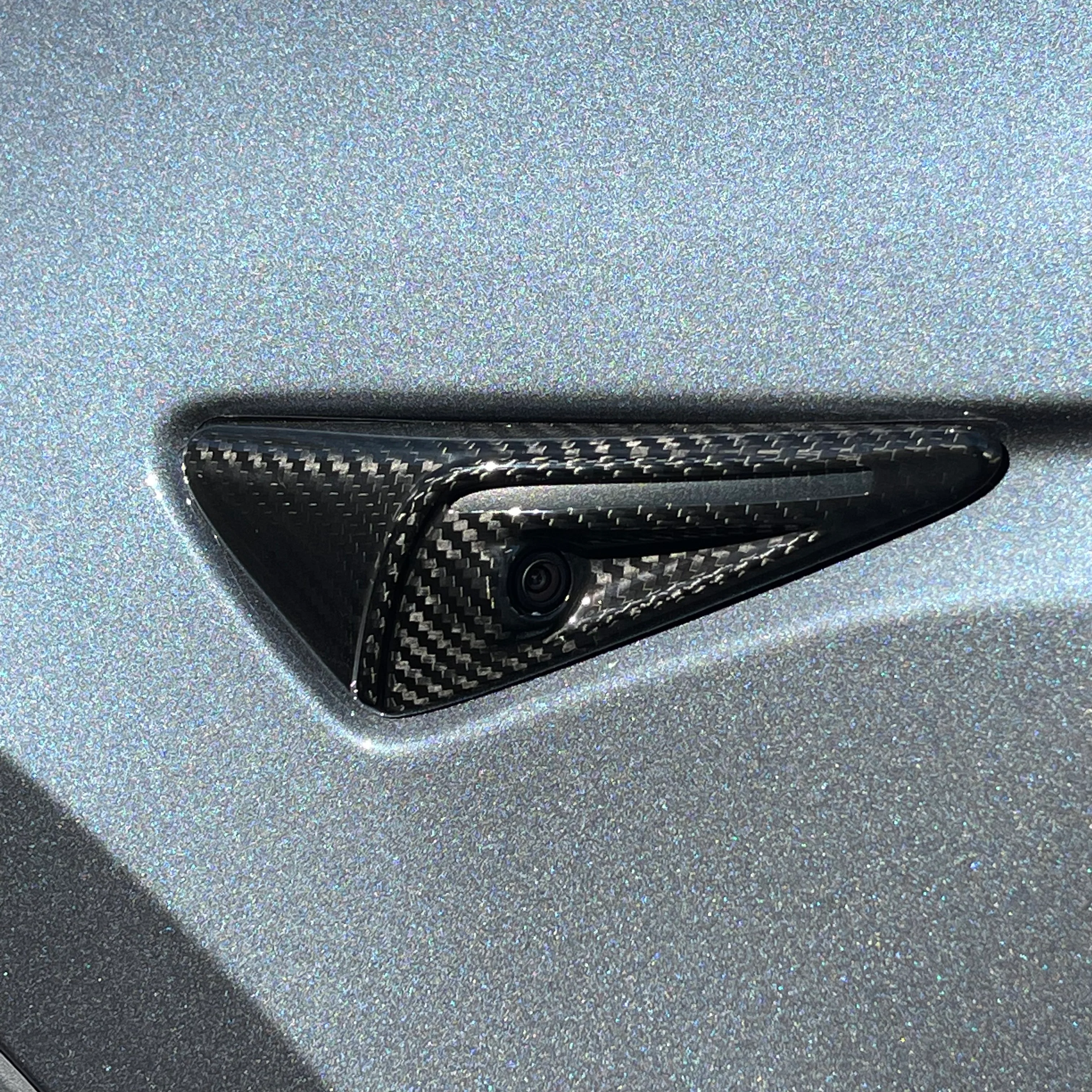 Model S3XY* Full Cover Style Turn Signal Overlays (1 Pair) - Fits Hardware 2.0 & 3.0 - Real Molded Carbon Fiber - Image 12