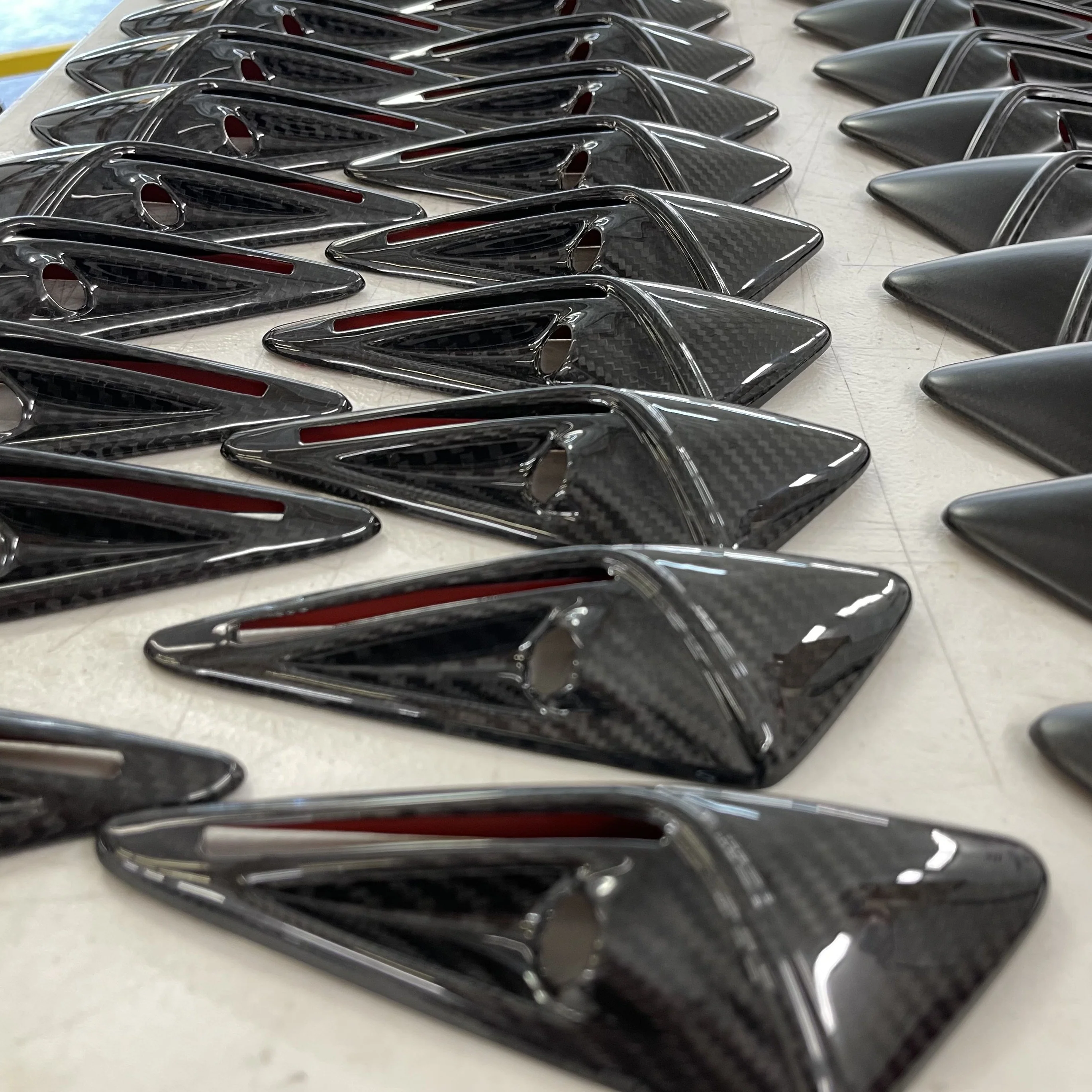 Model S3XY* Full Cover Style Turn Signal Overlays (1 Pair) - Fits Hardware 2.0 & 3.0 - Real Molded Carbon Fiber - Image 14