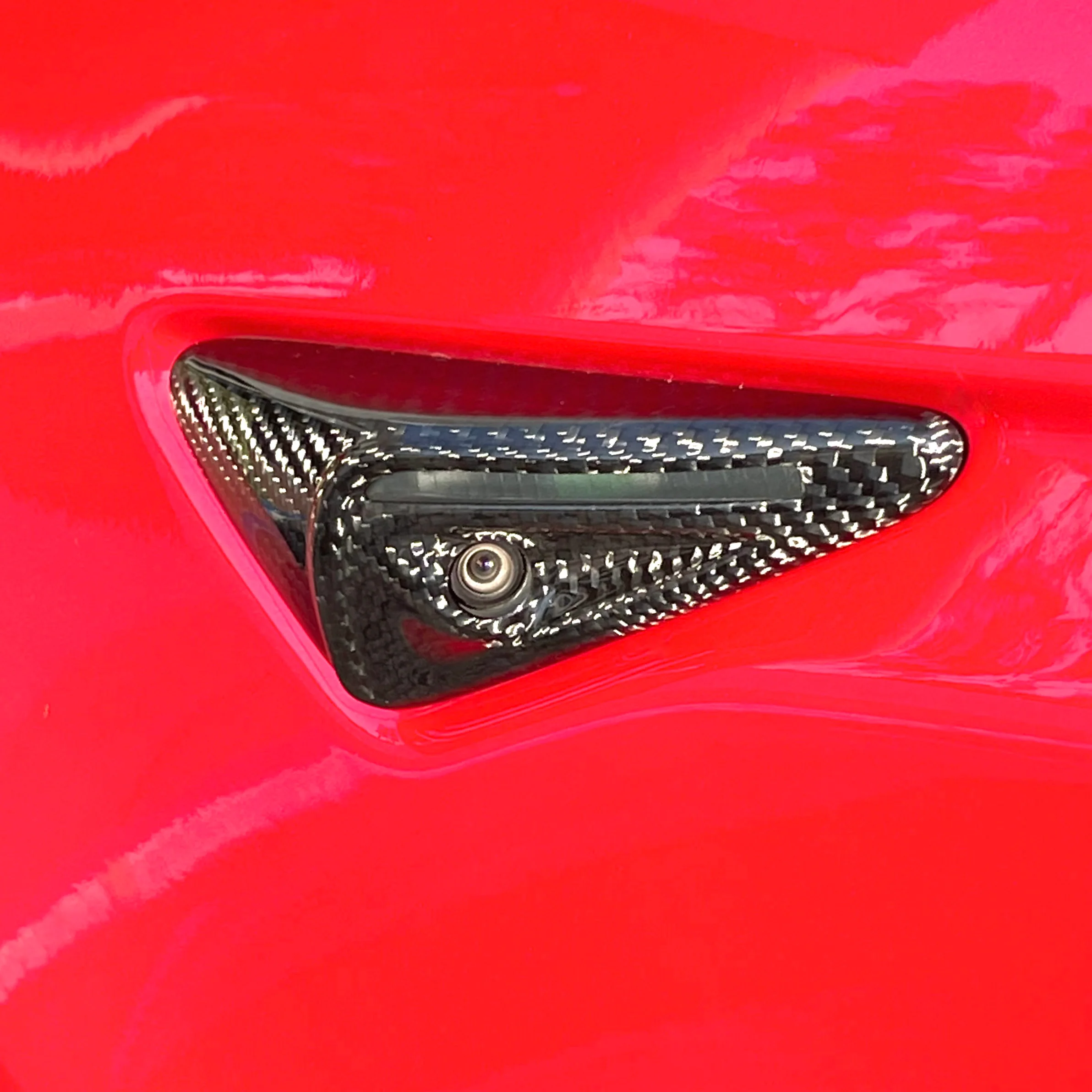 Model S3XY* Full Cover Style Turn Signal Overlays (1 Pair) - Fits Hardware 2.0 & 3.0 - Real Molded Carbon Fiber - Image 16