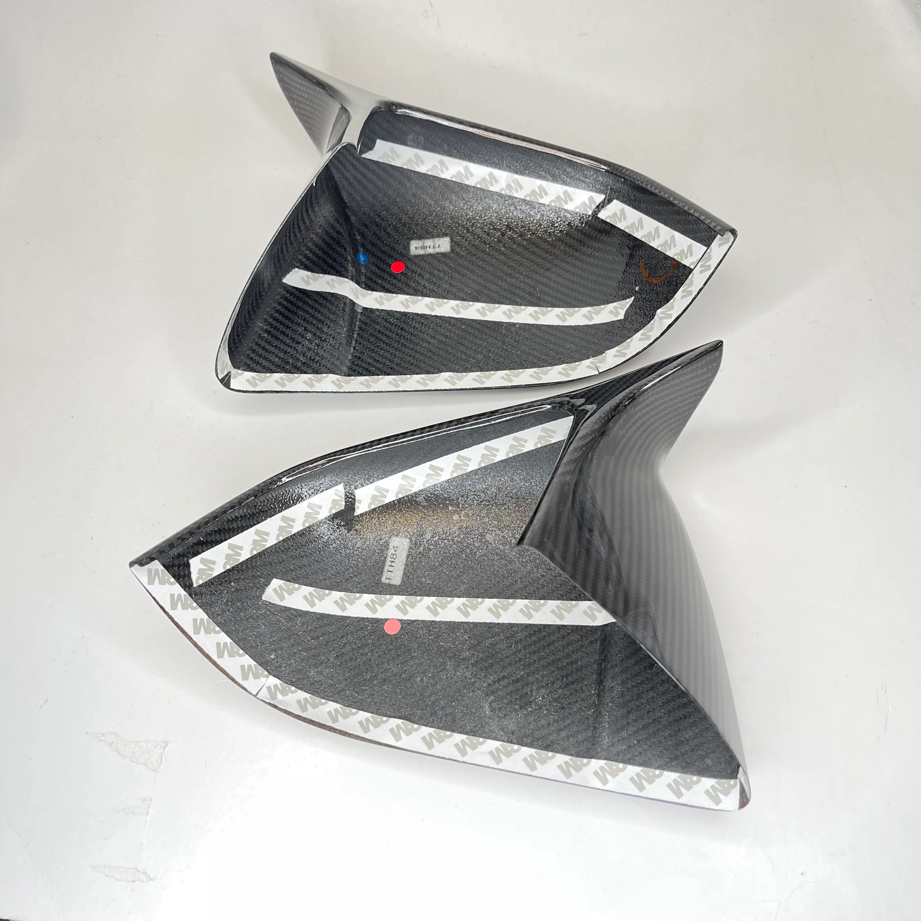 2020-2025 | Model Y GT Style Side View Mirror Overlay Cap Covers (1 Pair) - Real Dry Molded Carbon Fiber - Image 10