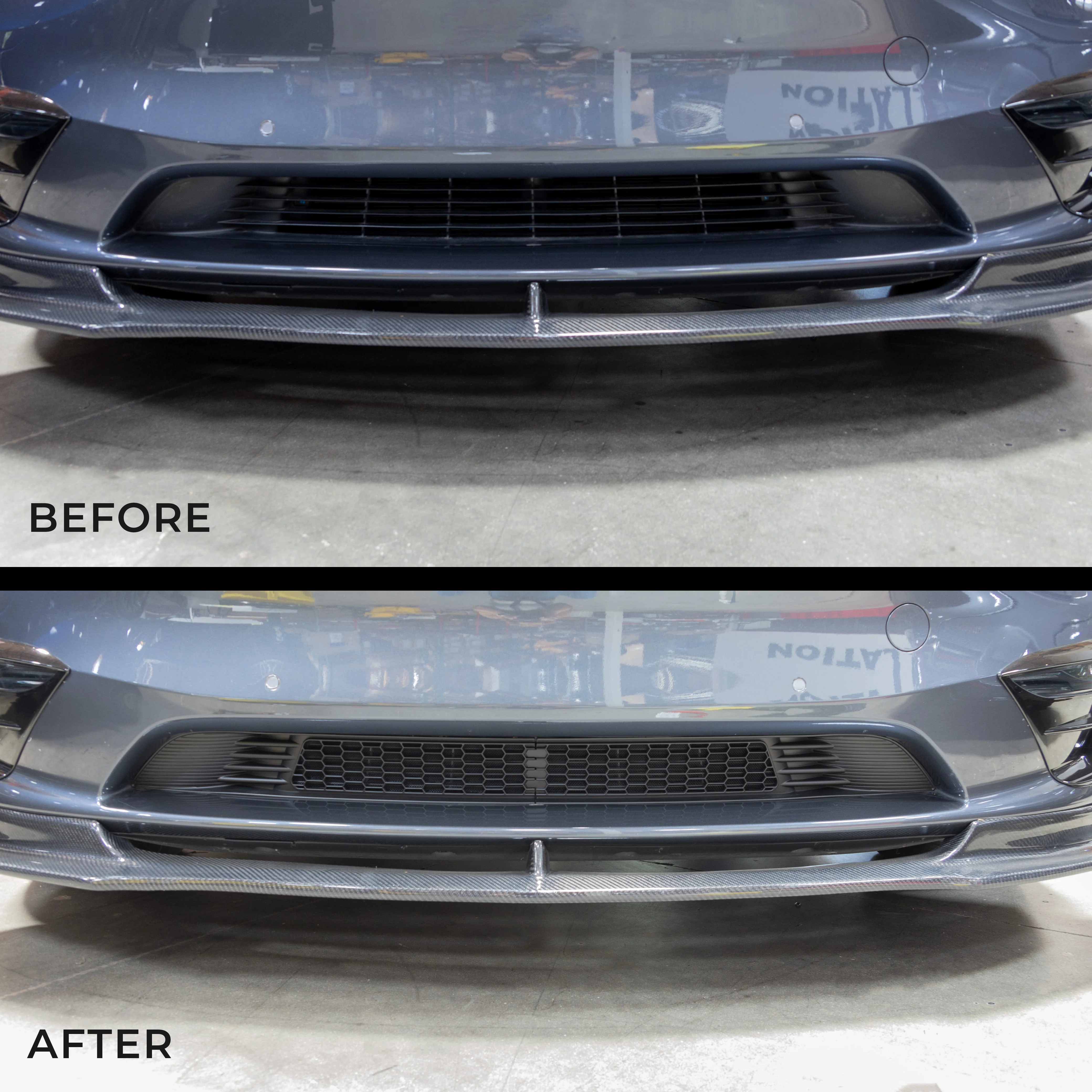 2020-2025 | Model Y Radiator Protective Mesh Grill Panel (2 Pieces) - Red, White, or Black - Image 24