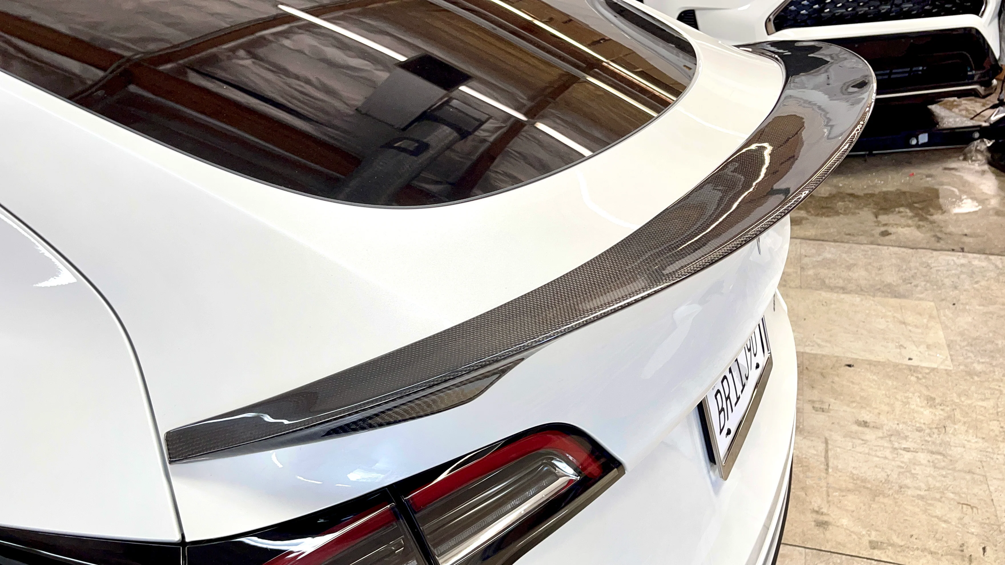 2020-2025 | Model Y Razzo Spoiler - Real Molded Carbon Fiber - Image 5