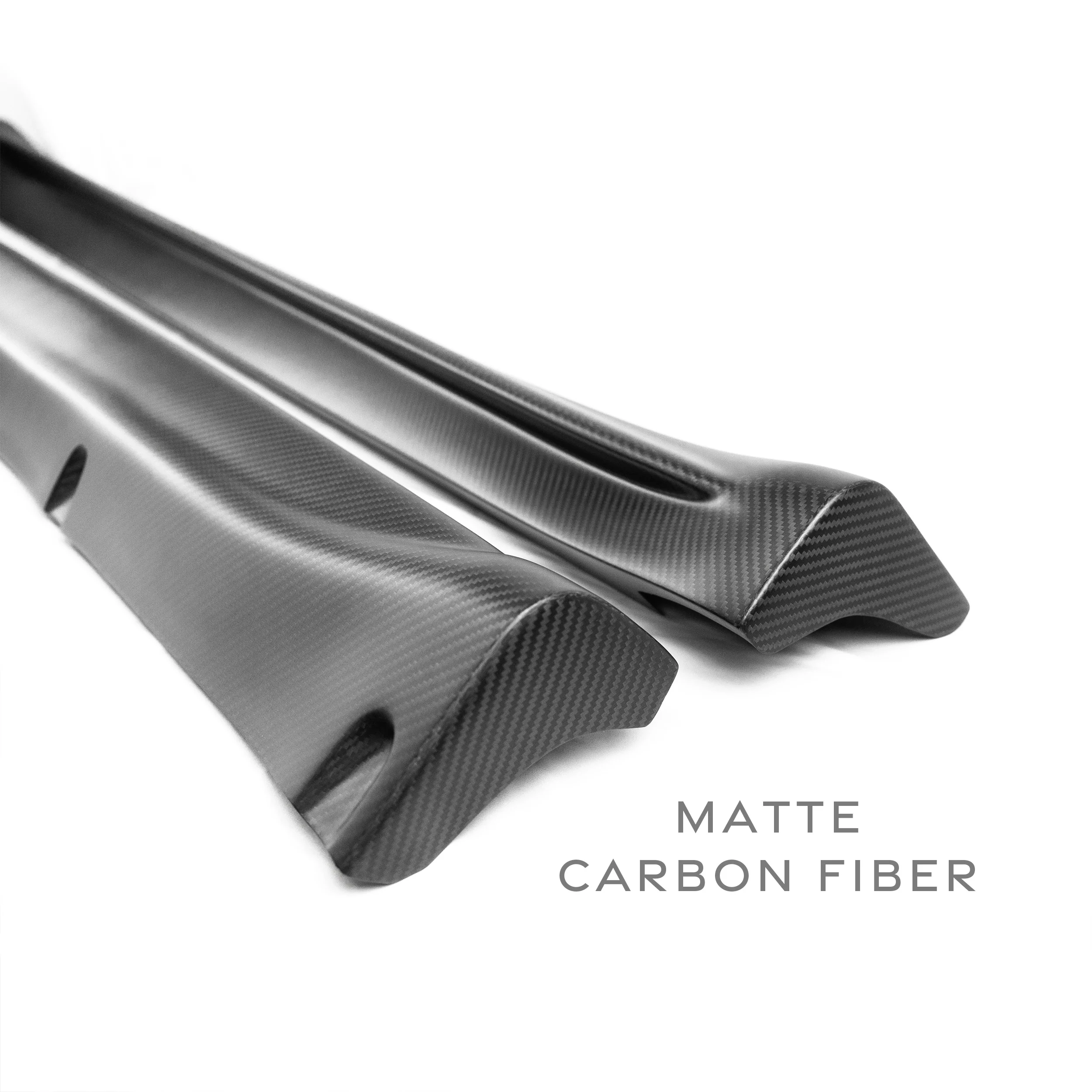 2020+ | Model Y Colossal Side Skirt Overlays - Real Dry Molded Carbon Fiber - Image 13