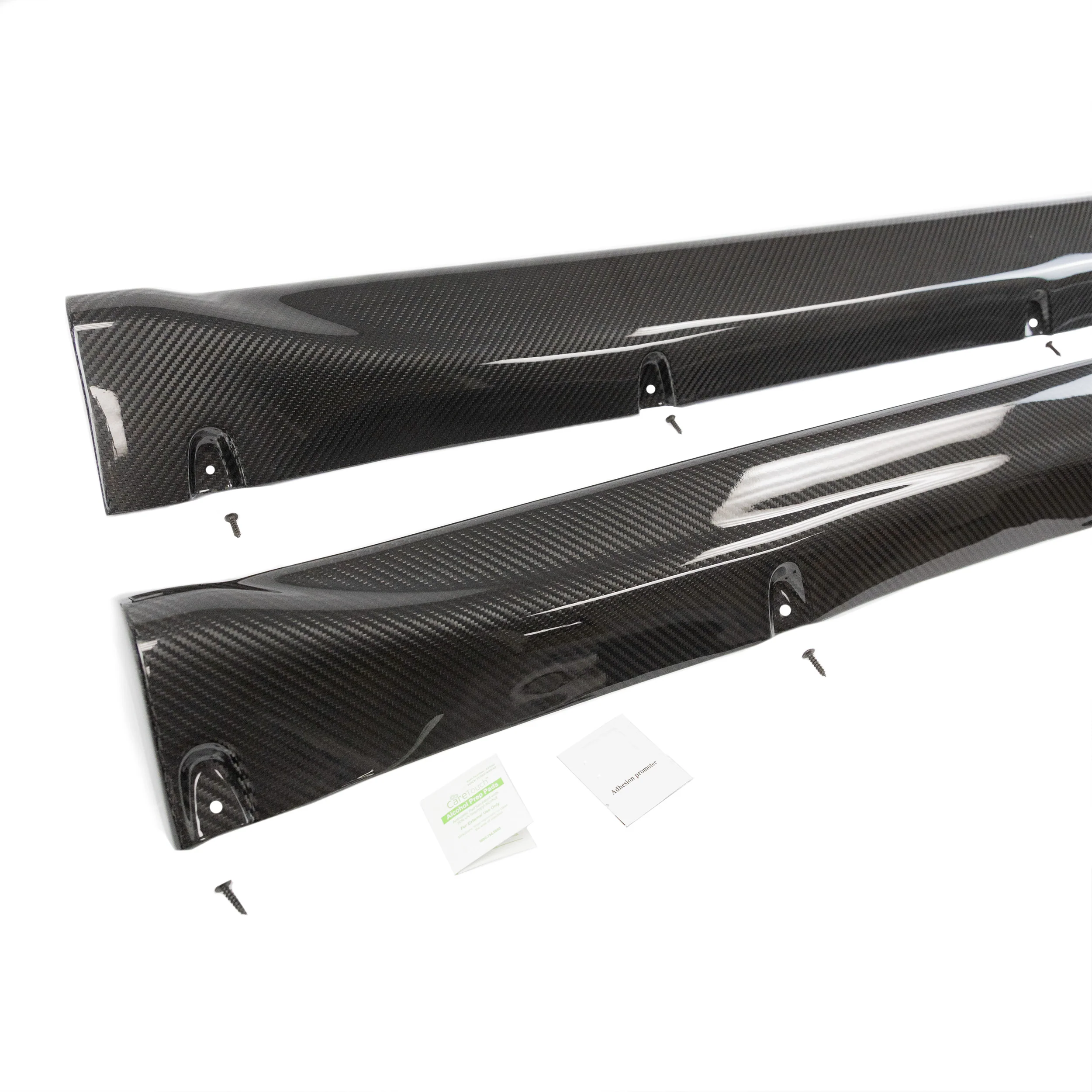 2020+ | Model Y Colossal Side Skirt Overlays - Real Dry Molded Carbon Fiber - Image 8