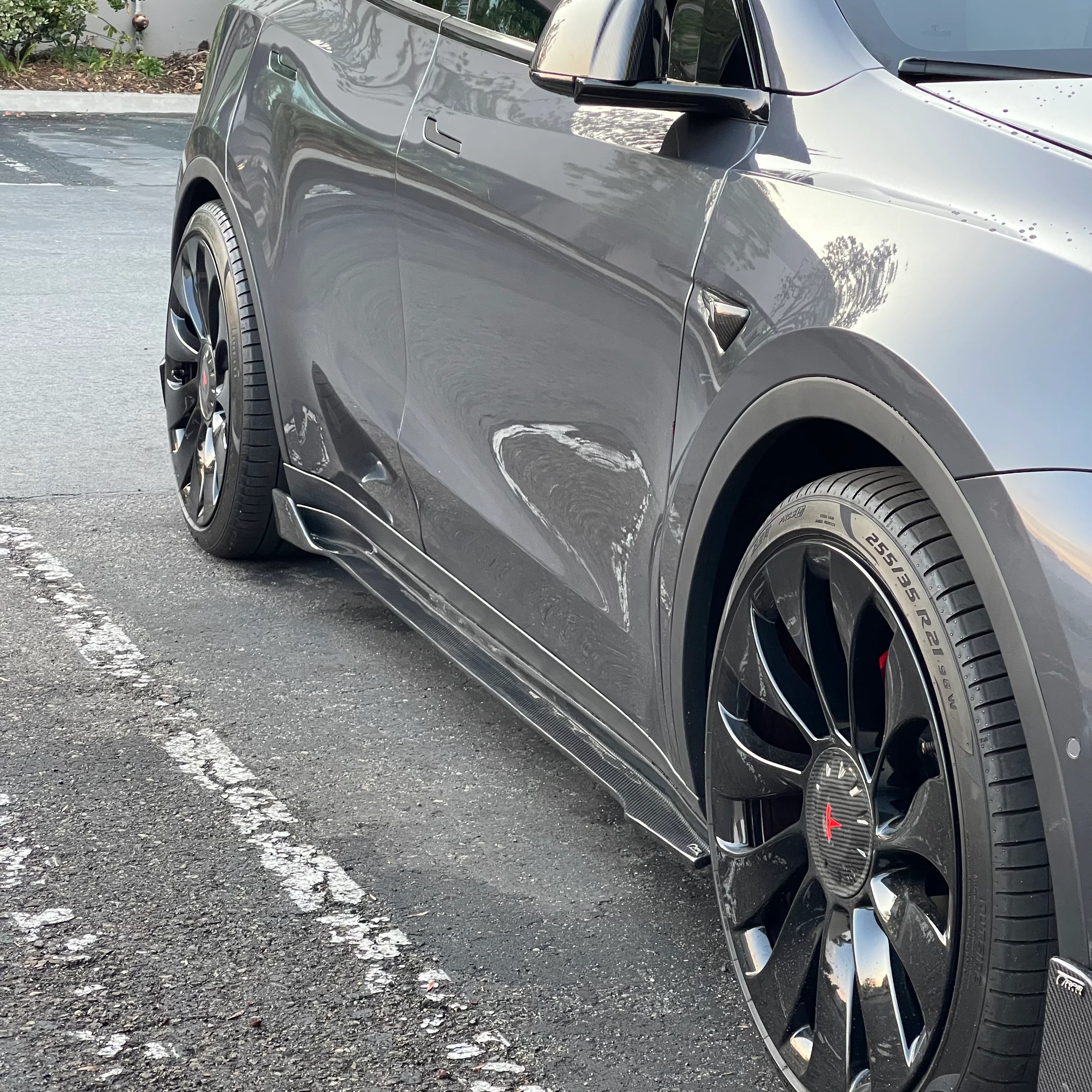 2020-2025 | Model Y Viento Aero Side Skirts (1 Pair) - Real Molded Carbon Fiber - Image 15