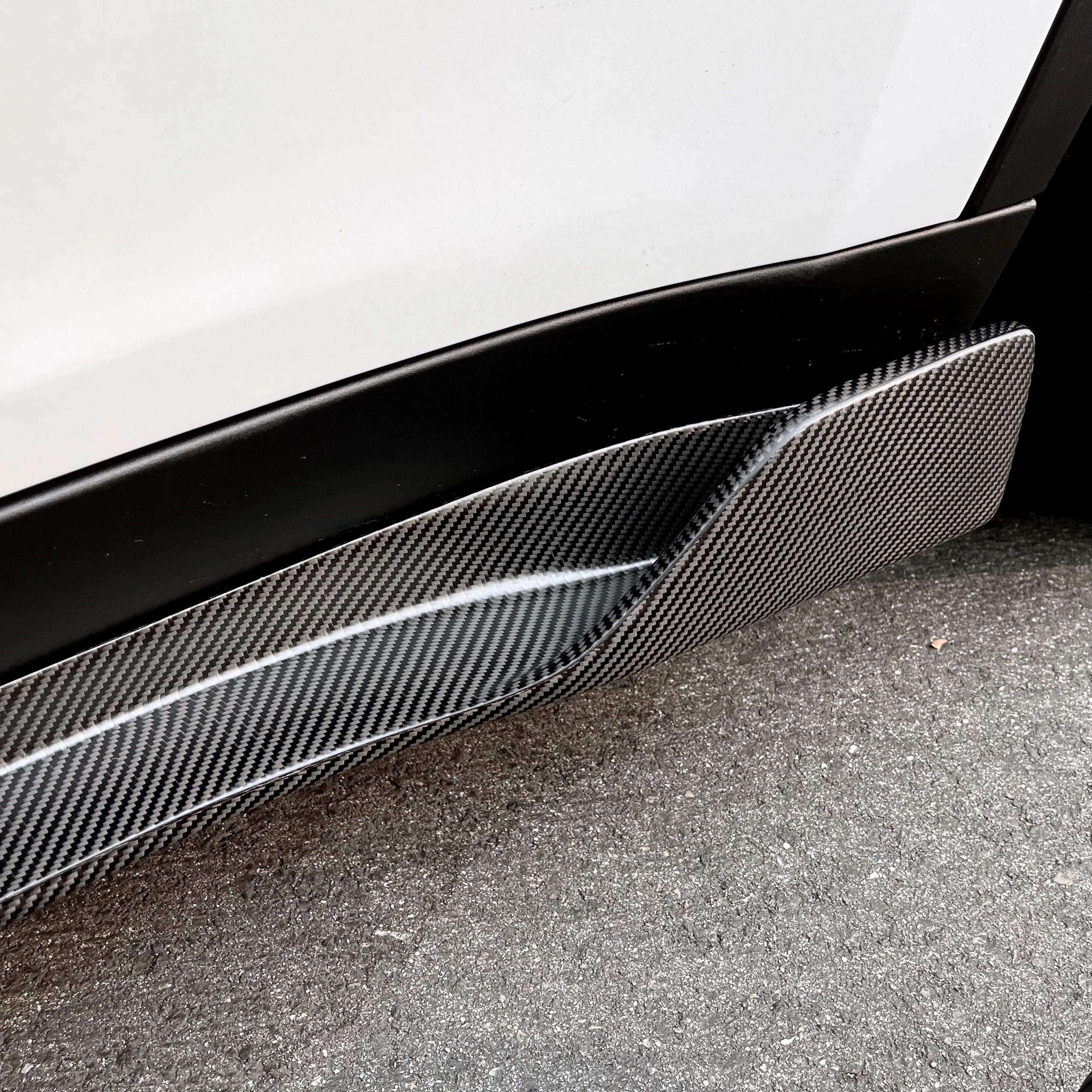 2020-2025 | Model Y Viento Aero Side Skirts (1 Pair) - Real Molded Carbon Fiber - Image 6