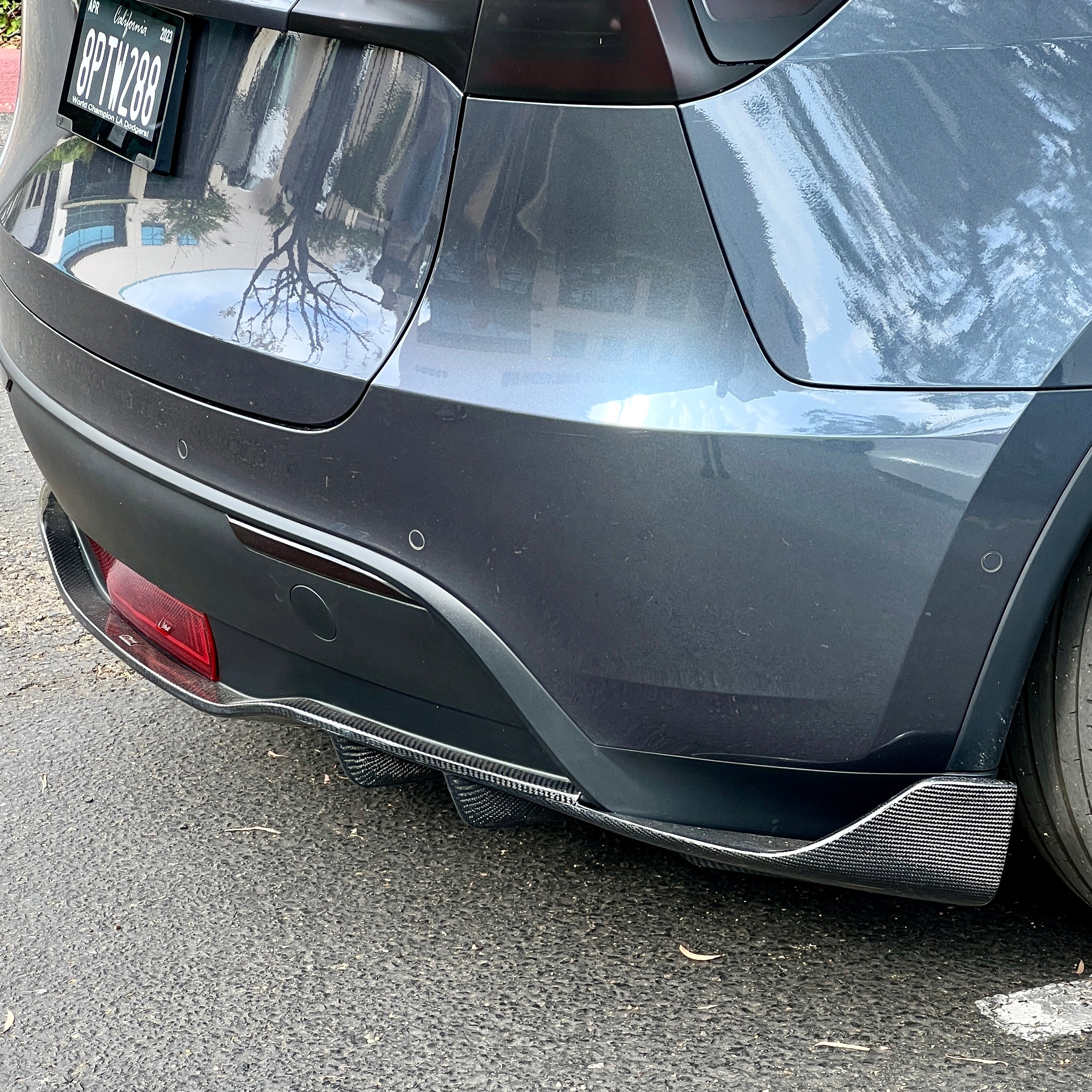 2020-2025 | Model Y Viento Rear Diffuser - Real Molded Carbon Fiber - Image 3