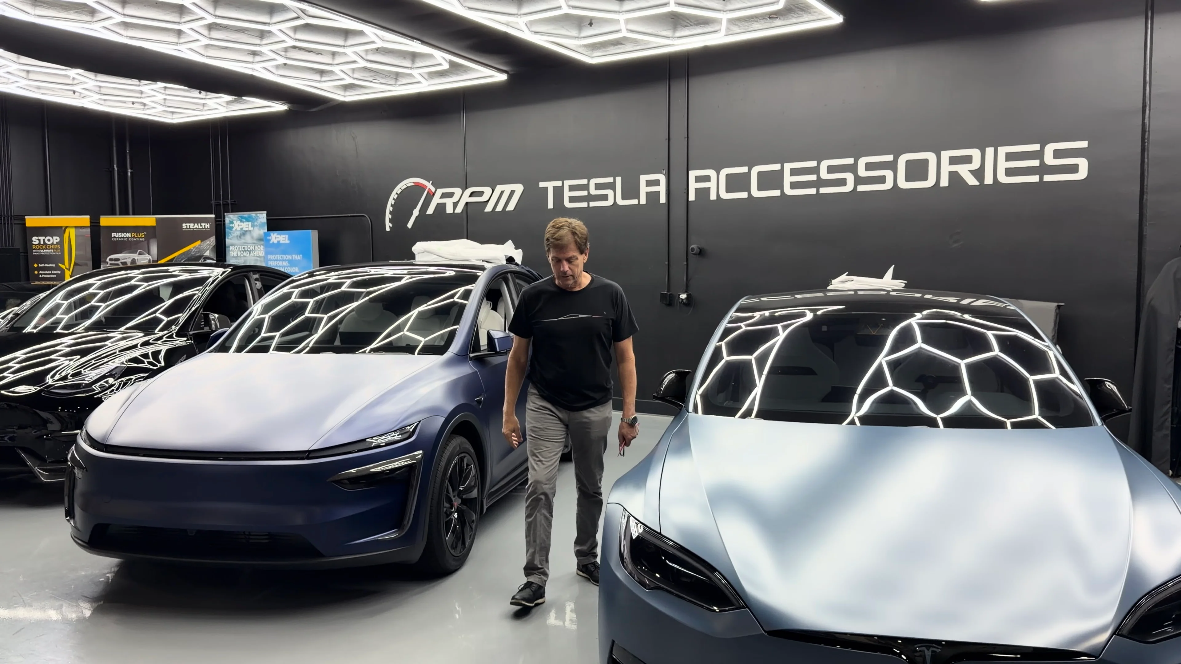 Cybertruck B & C Pillar Overlay with Cyberbeast Cerberus Key Card Cutout (4 Pieces)- Real Dry Molded Carbon Fiber - Image 12