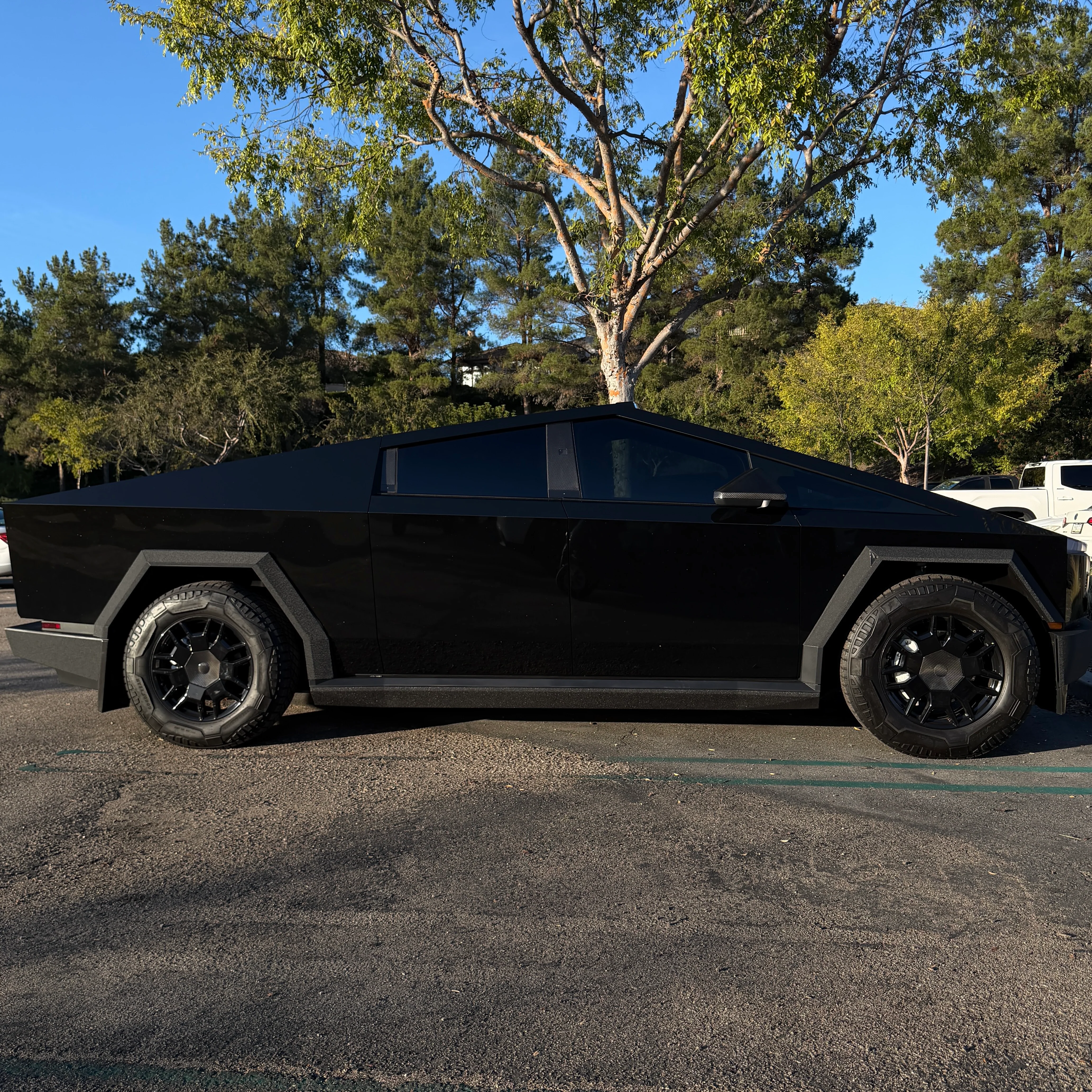 Cybertruck B & C Pillar Overlay with Cyberbeast Cerberus Key Card Cutout (4 Pieces)- Real Dry Molded Carbon Fiber - Image 13