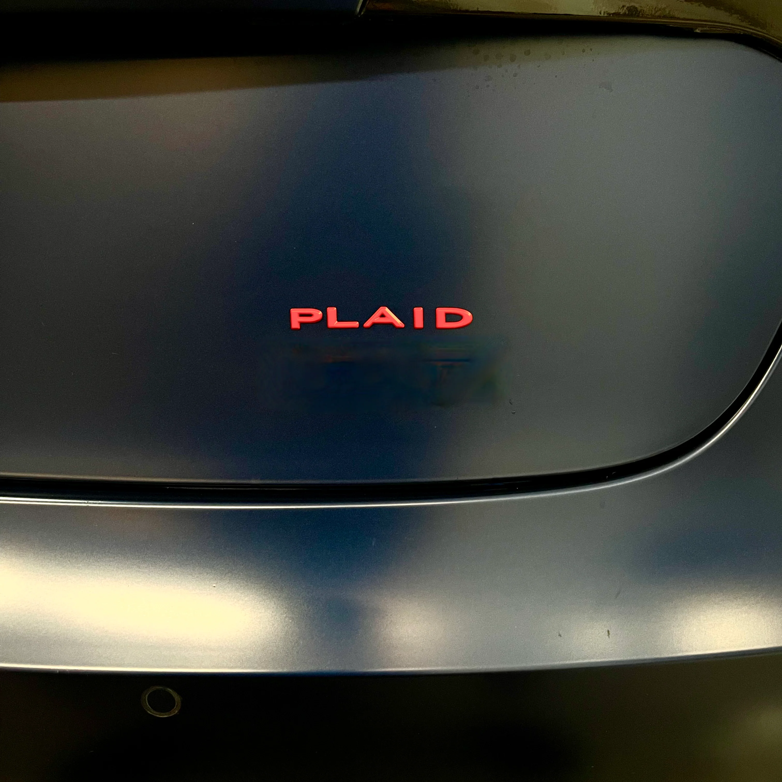 PLAID Badge Trunk Emblems - Black, Chrome, or Red Color - Image 6