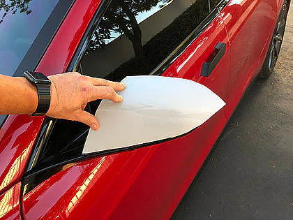 Model S Side View Mirror Clear Bra Wrap Protection (1 Pair) - Image 3