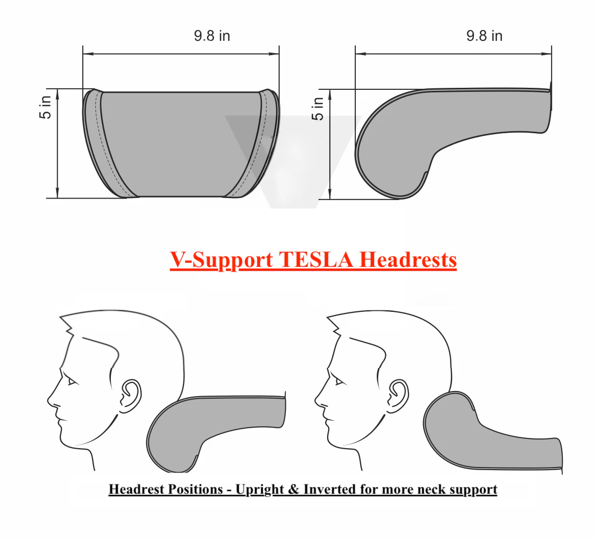 Model S3XY Headrest Neck Support Adjustable Pillows (1 Pair) - Version 1.0 - Image 18
