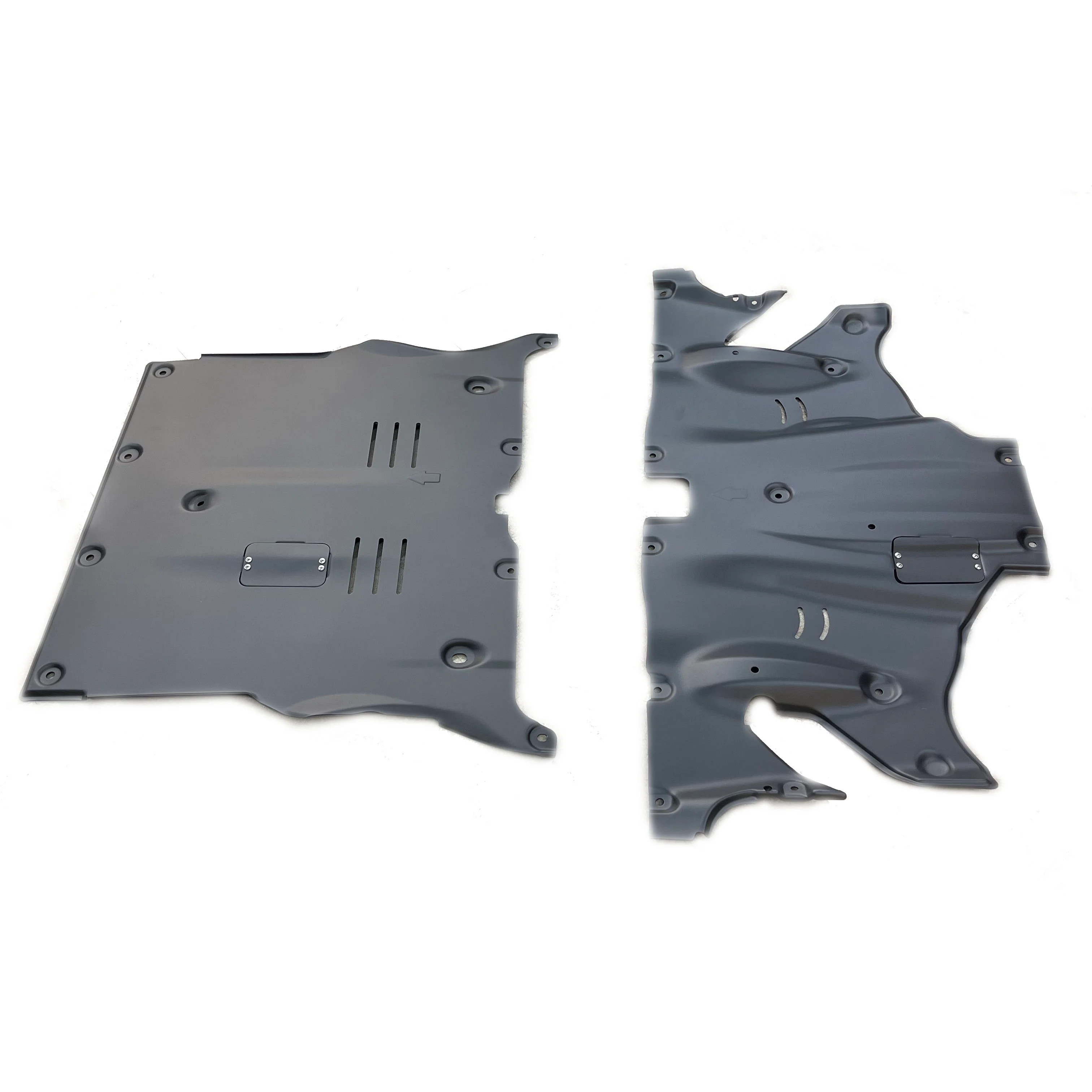2017+ | Model 3 Skid Plates - Hydroformed Aluminum with Road Noise Reducing Urethane Insulation - Image 5