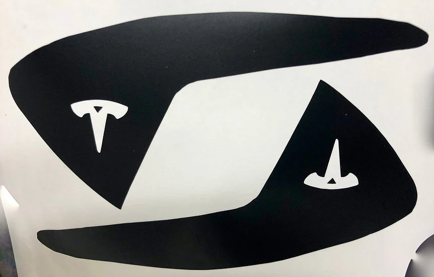 Model S3XY Turn Signal Indicator Vinyl Wrap Autopilot 2+ (1 pair) - Image 3